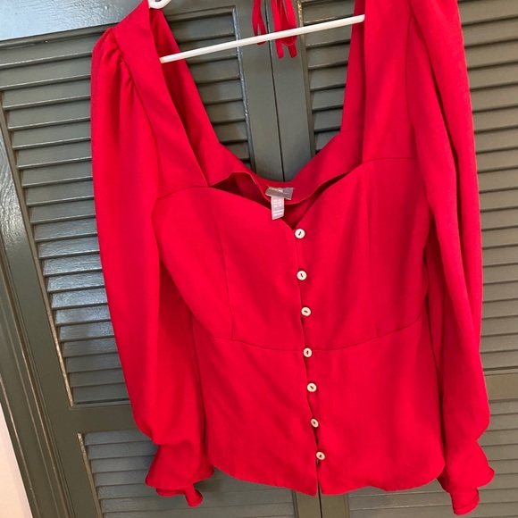 Red Blouse - Picture 2 of 5
